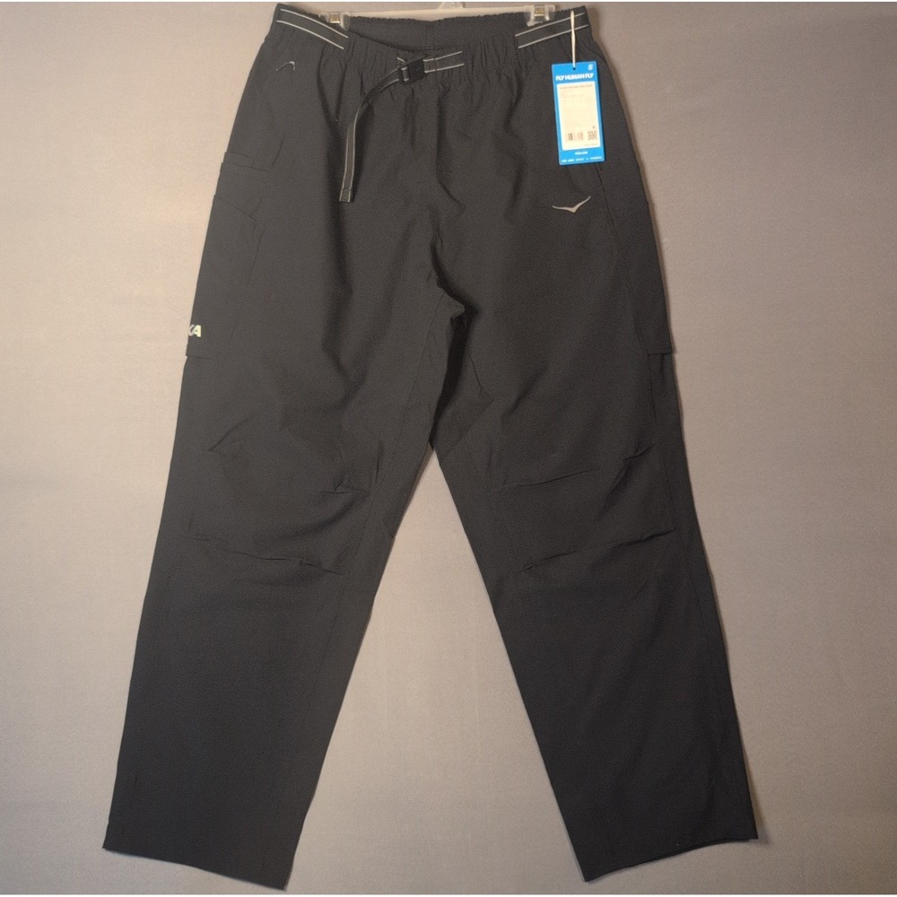 Hoka Woodland Hike Pants Womens Black Large NWT 1156193/BLK